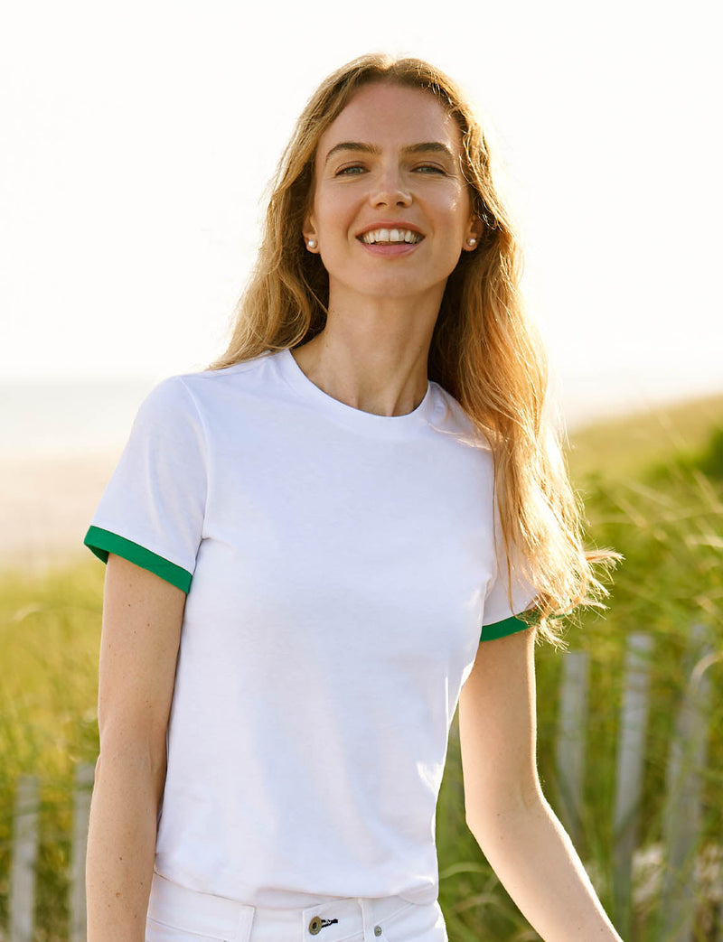 Pierson Tee with White Collar