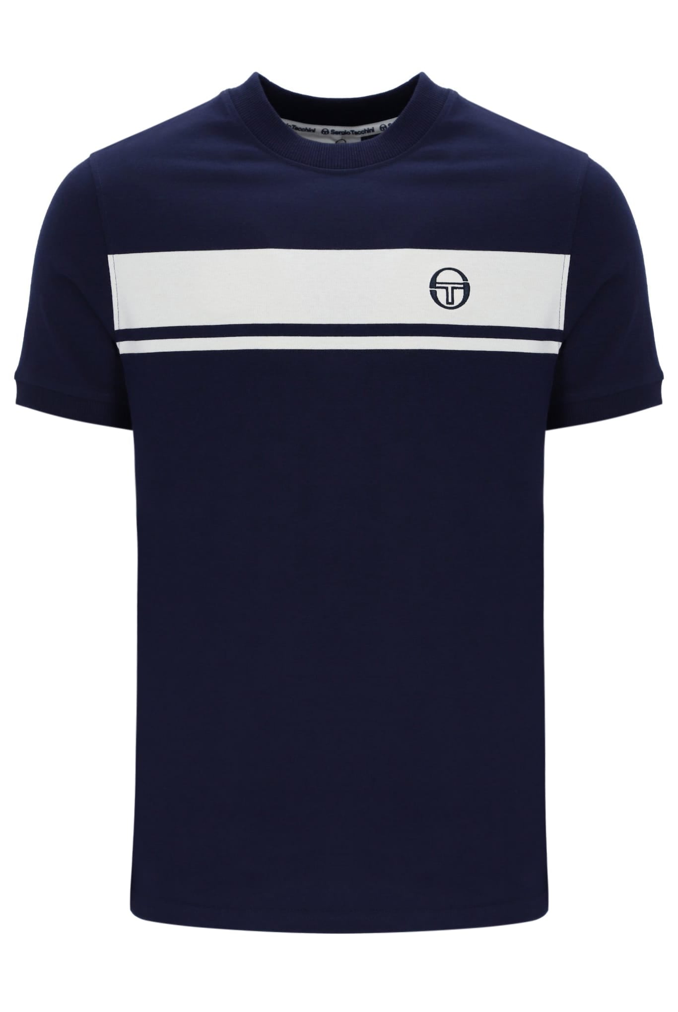 Master Tee in Navy/White-Tonal Ringer