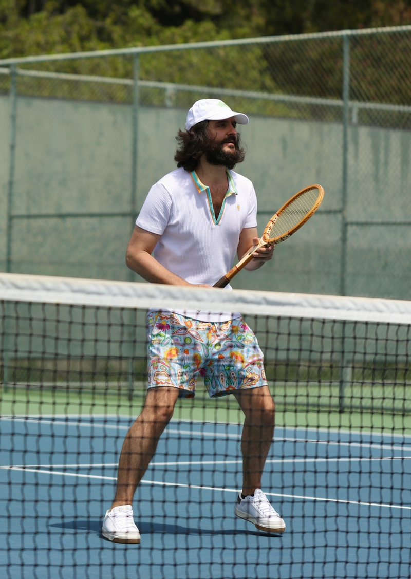 Love All Unisexy Paisley Printed Tennis Shorts