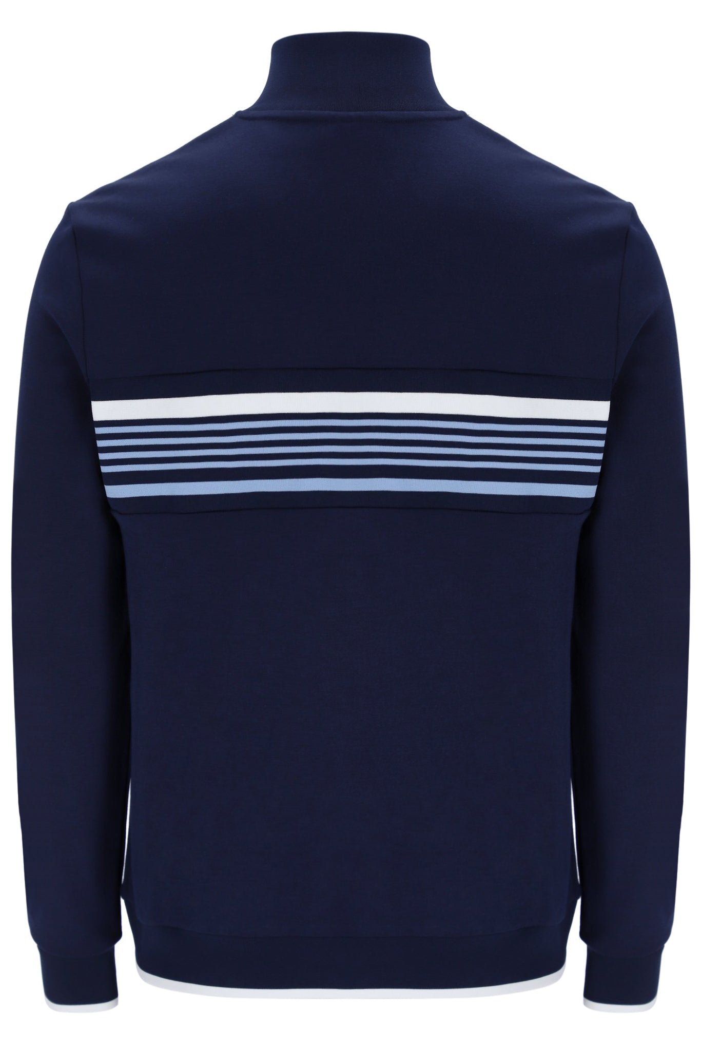 Vasco Cut And Sew Track Jacket  Jacquard Tape In Fila Navy/White/Vista Blue