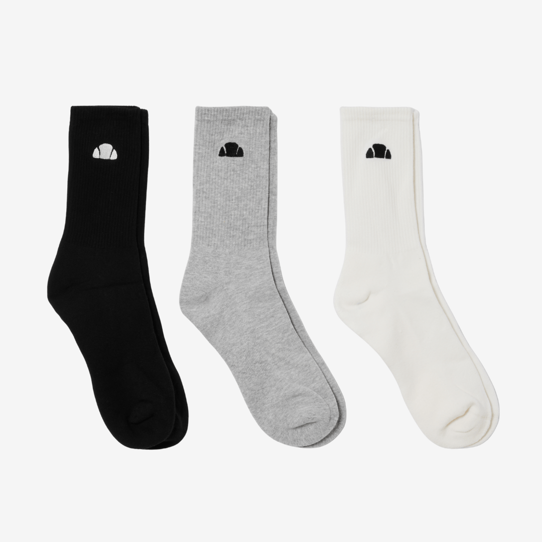 Alacre Crew Sock 3 Pack in Multi