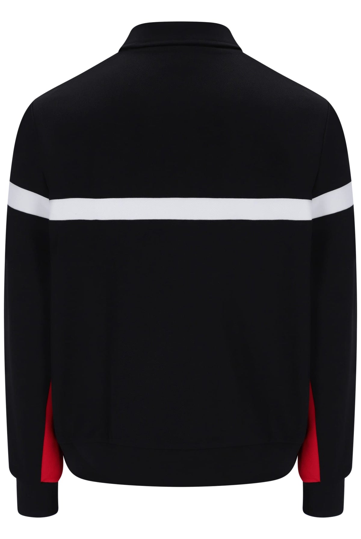 Alex Cut And Sew Jacket Bamboo Badge in Black/Fila Red/White