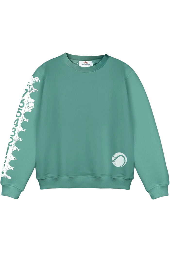 The Tennis Score Tube Crewneck Sweatshirt