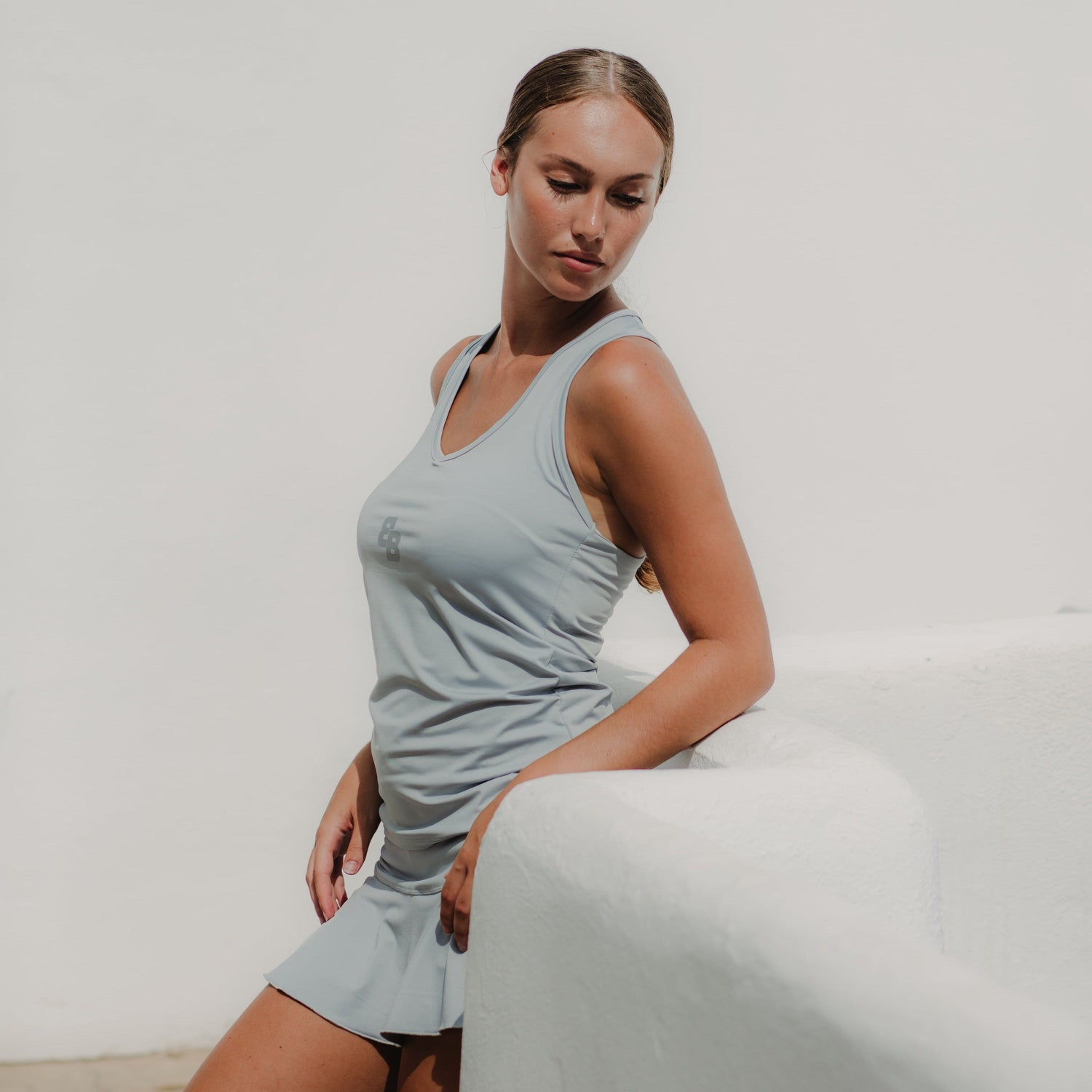Basic Skirt in Grey
