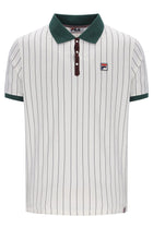 BB1 Classic Vintage Stripe Polo in Gardenia/Pine Needle/Fudge