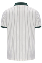 BB1 Classic Vintage Stripe Polo in Gardenia/Pine Needle/Fudge