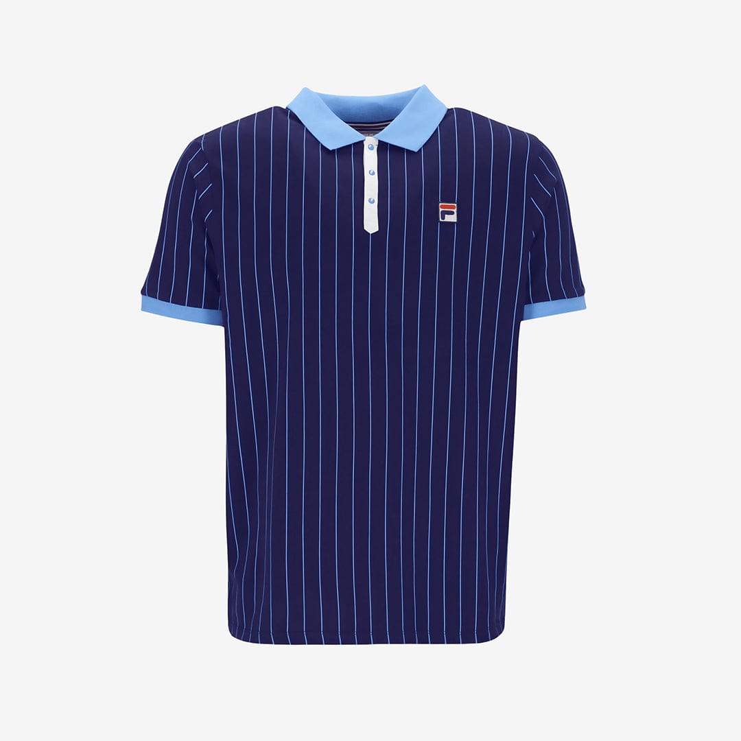 BB1 Classic Vintage Striped Polo in Navy/Regatta/Gardenia