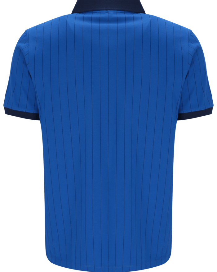 Bb1 Classic Vintage Striped Polo In Turkish Sea/Navy/Red