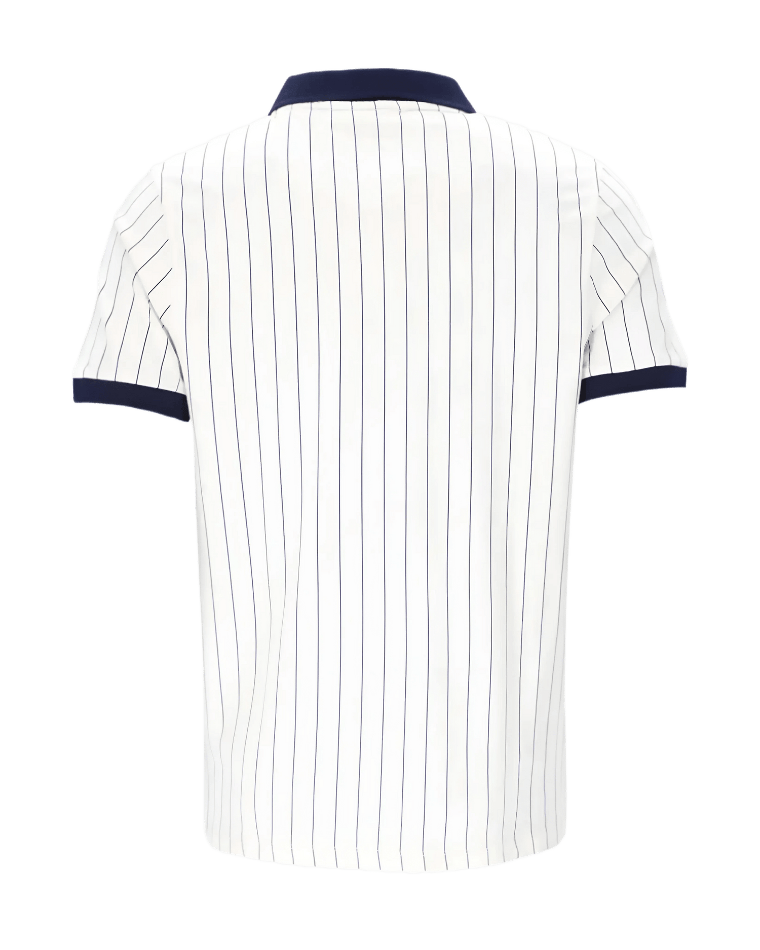 BB1 Classic Vintage Striped Polo in White/Navy/Red