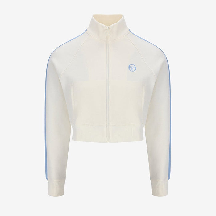 Betta TJ Track Jacket in Gardenia/Celestial Blue