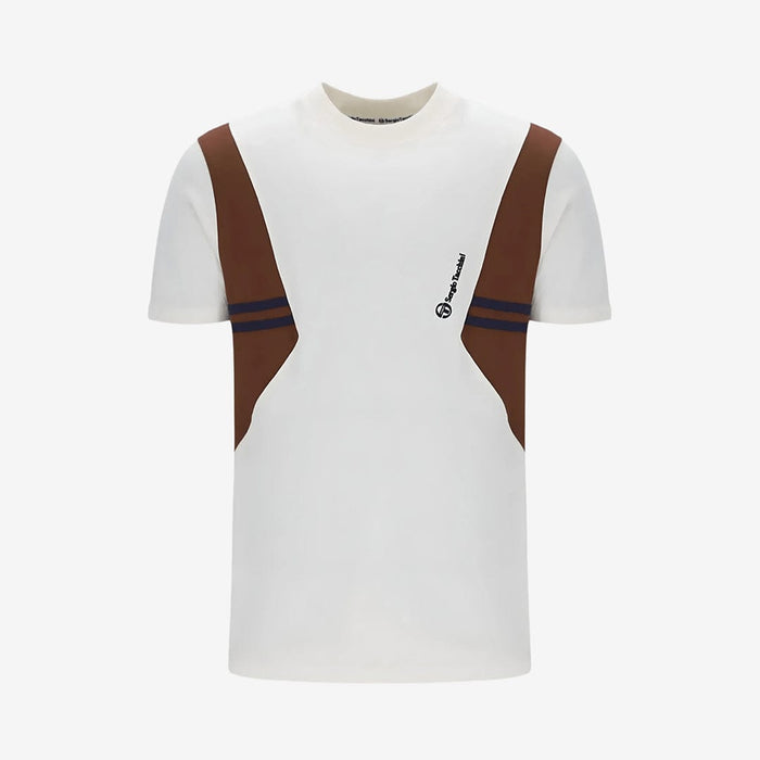 Blow T T Shirt in Gardenia/Cappucchino /Maritime Blue
