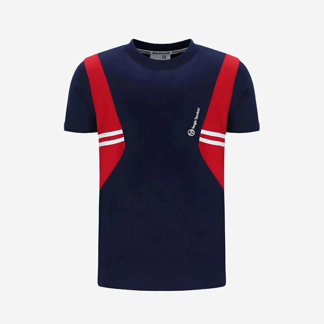 Blow T T Shirt in Maritime Blue /Adrenaline.Rush/White