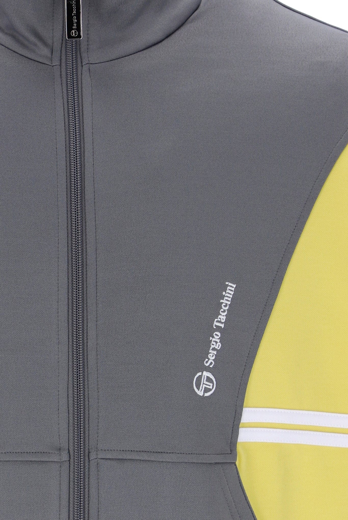 Sergio Tacchini Blow TJ Track Jacket in Quiet Shade/Lemon Drop