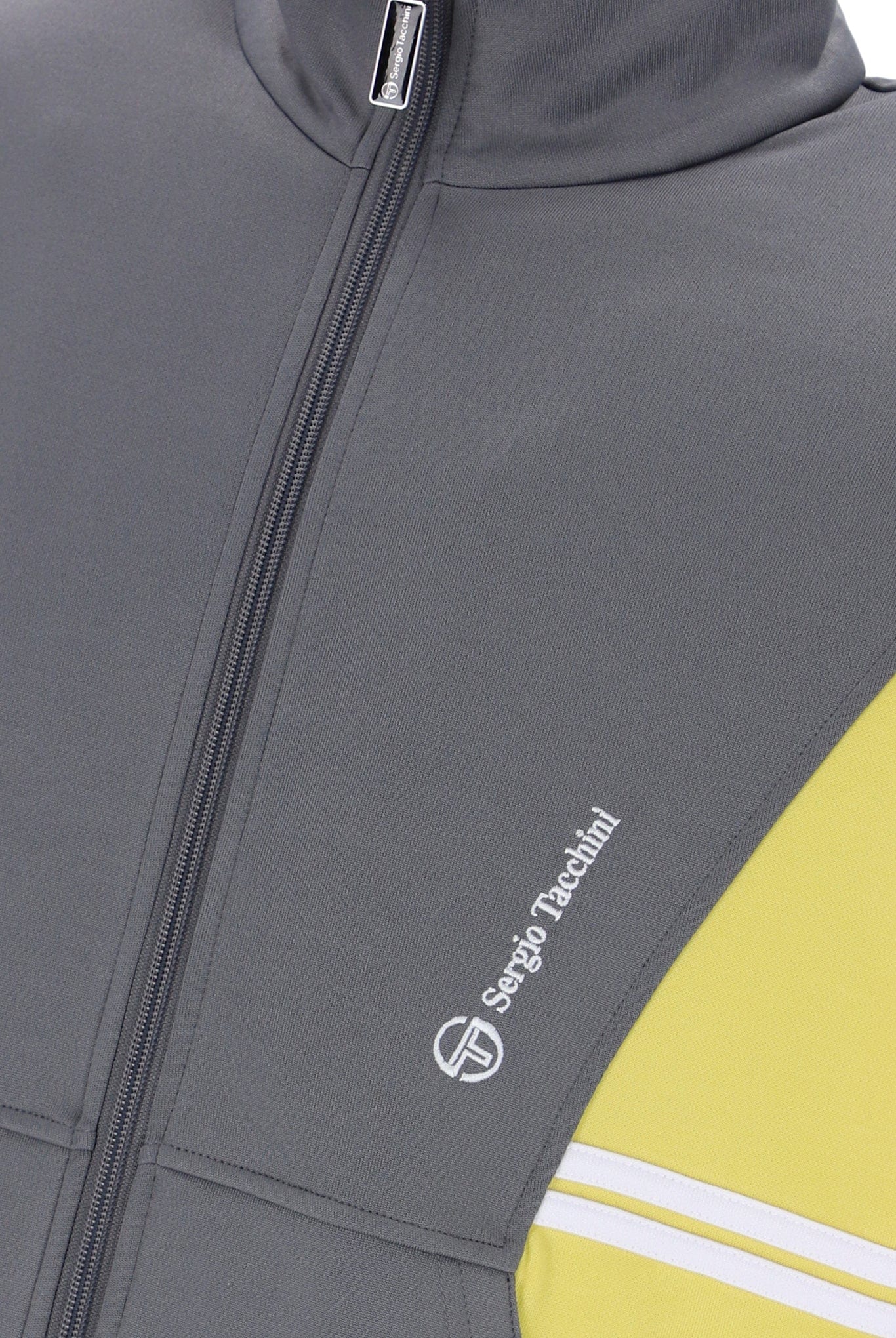Sergio Tacchini Blow TJ Track Jacket in Quiet Shade/Lemon Drop