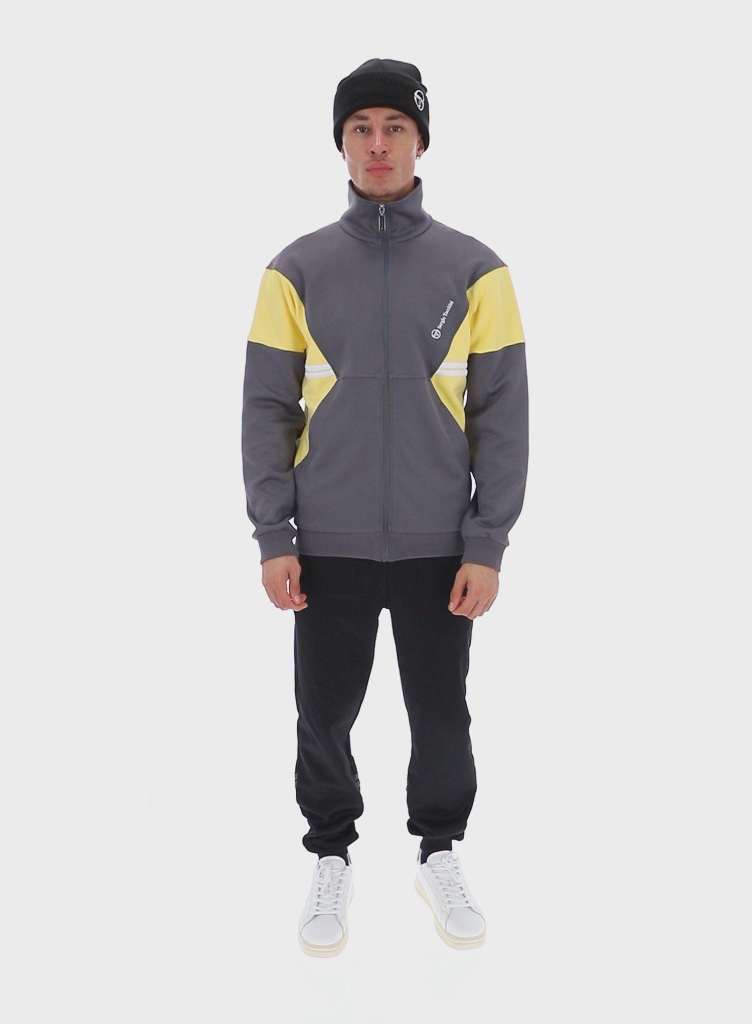 Sergio Tacchini Blow TJ Track Jacket in Quiet Shade/Lemon Drop Sergio Tacchini Blow TJ Track Jacket in Quiet Shade/Lemon Drop