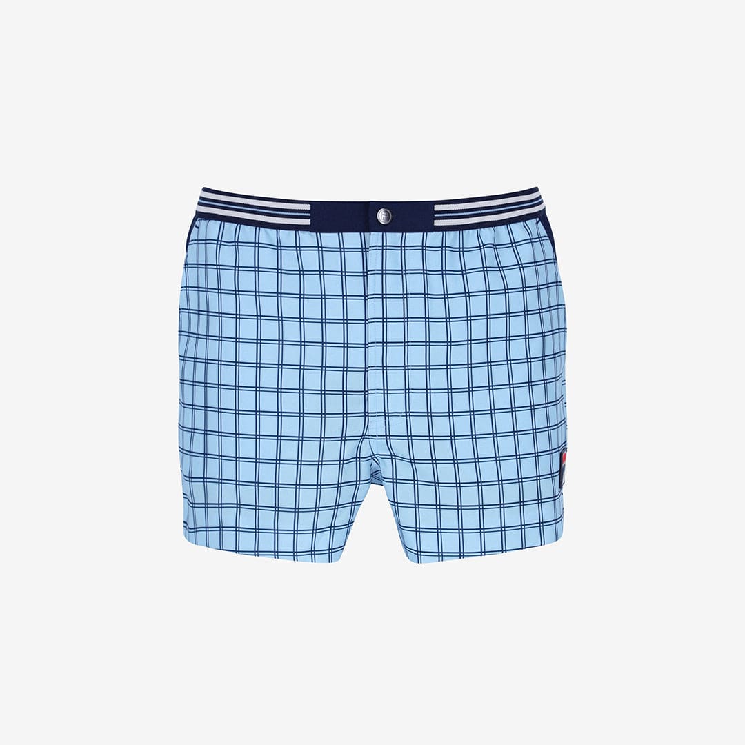 Brookes Check Short In Blue Bell/Navy