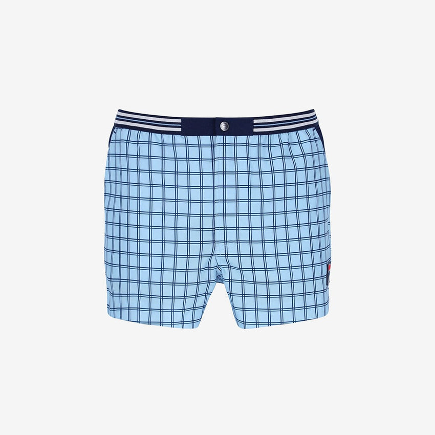 Brookes Check Short In Blue Bell/Navy