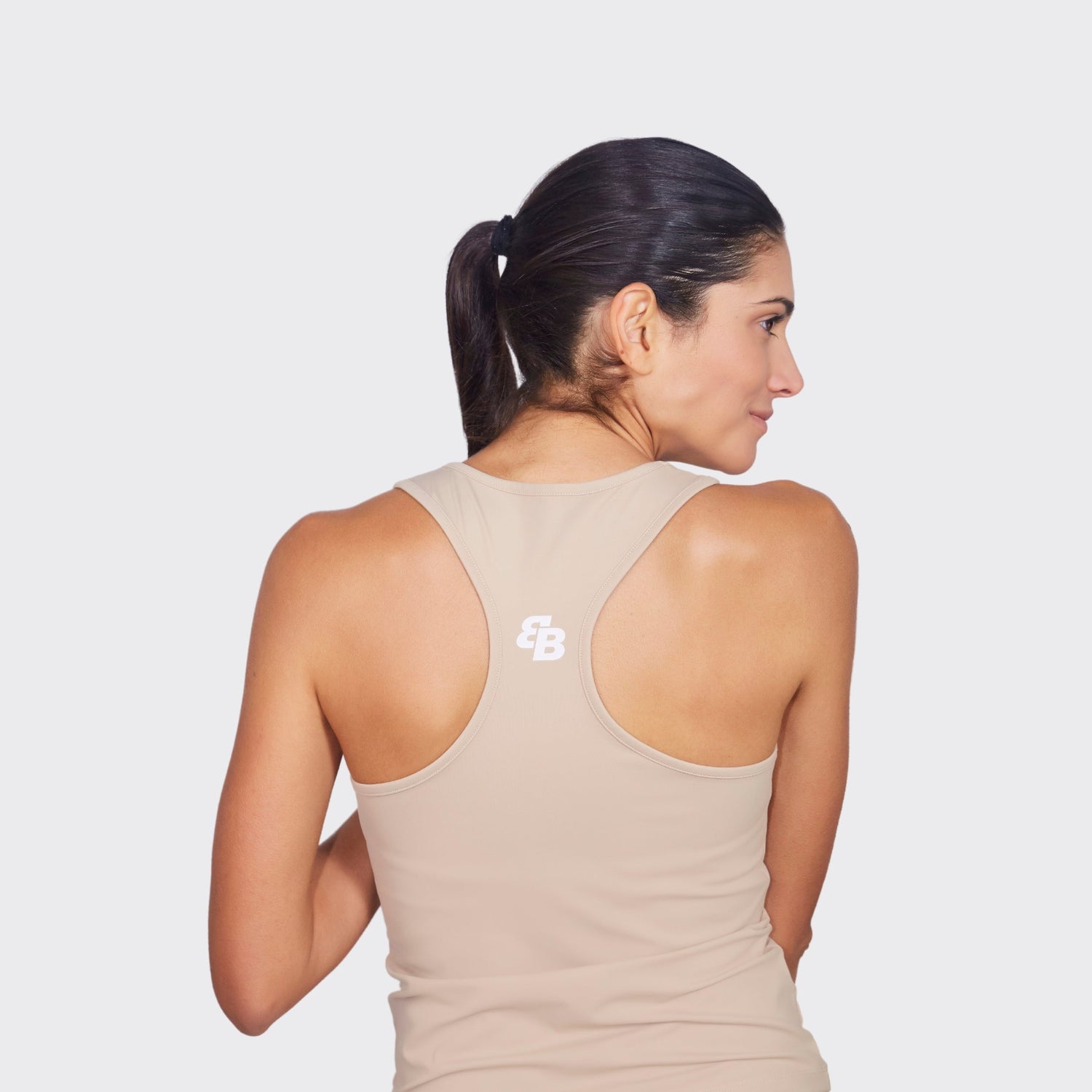 Camiseta Básica Beige