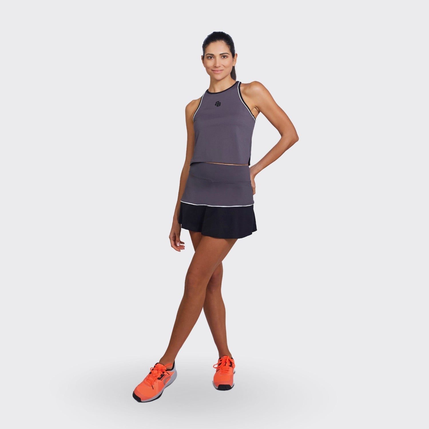 Camiseta Media Selene Dark Grey