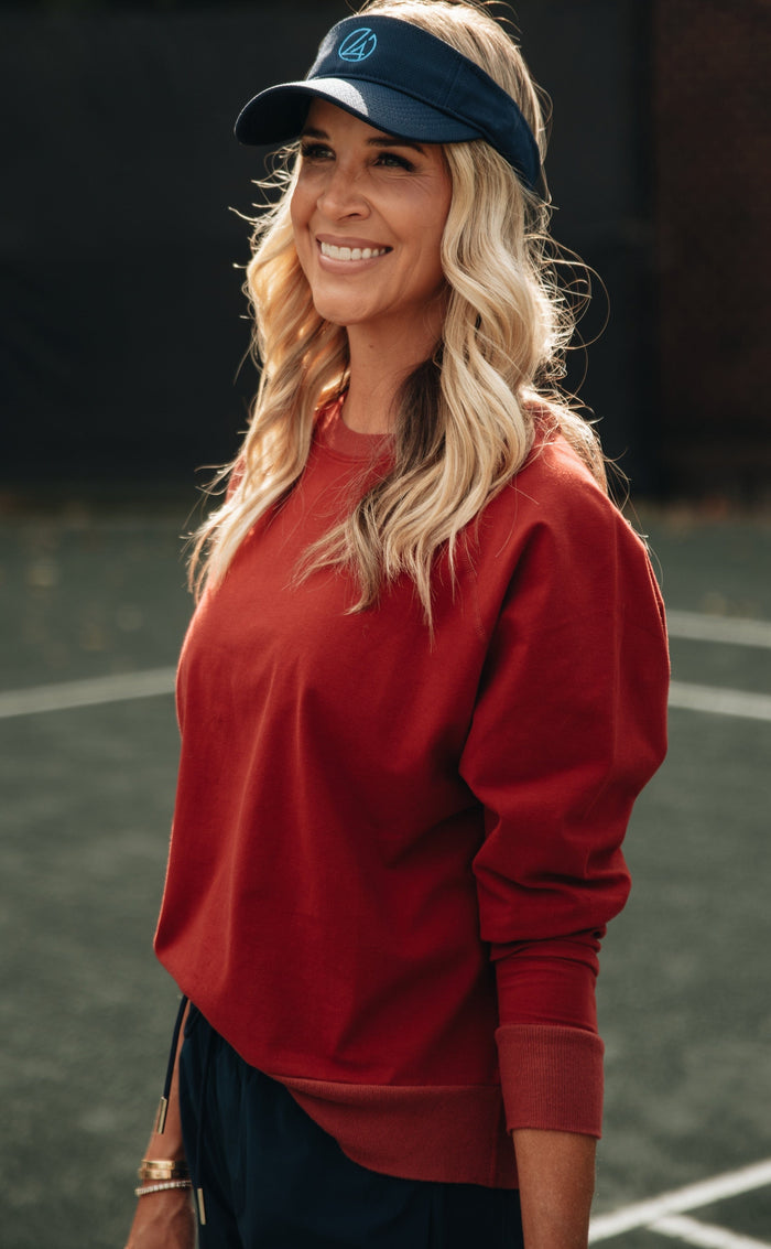 Classic Lightweight Sweatshirt - Wine