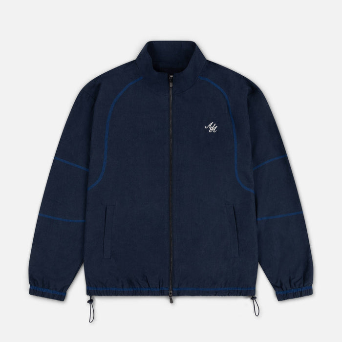 Contrast Stitch Track Jacket | Navy