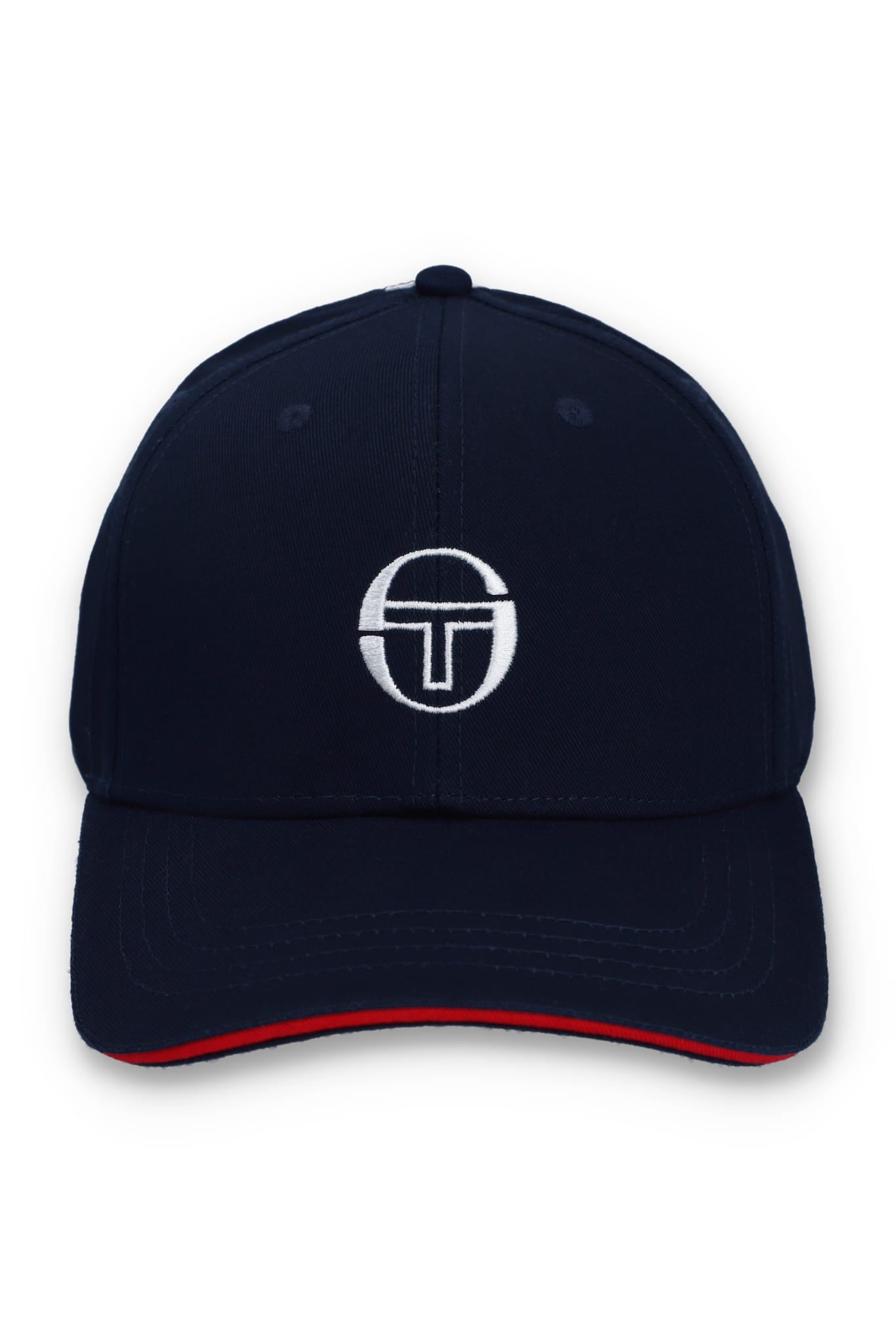 Cortona Peaked Cap in Martime Blue/White