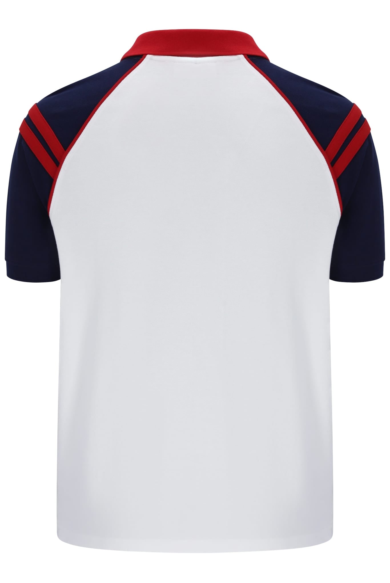 Cortona Polo Shirt in White/Martime Blue