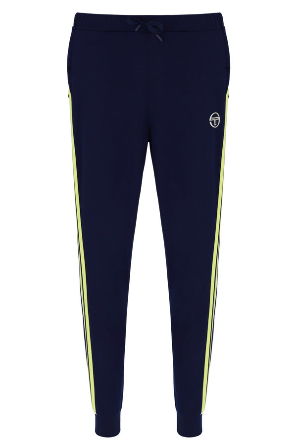 Damarindo Track Pant in Martime Blue/Celery Green