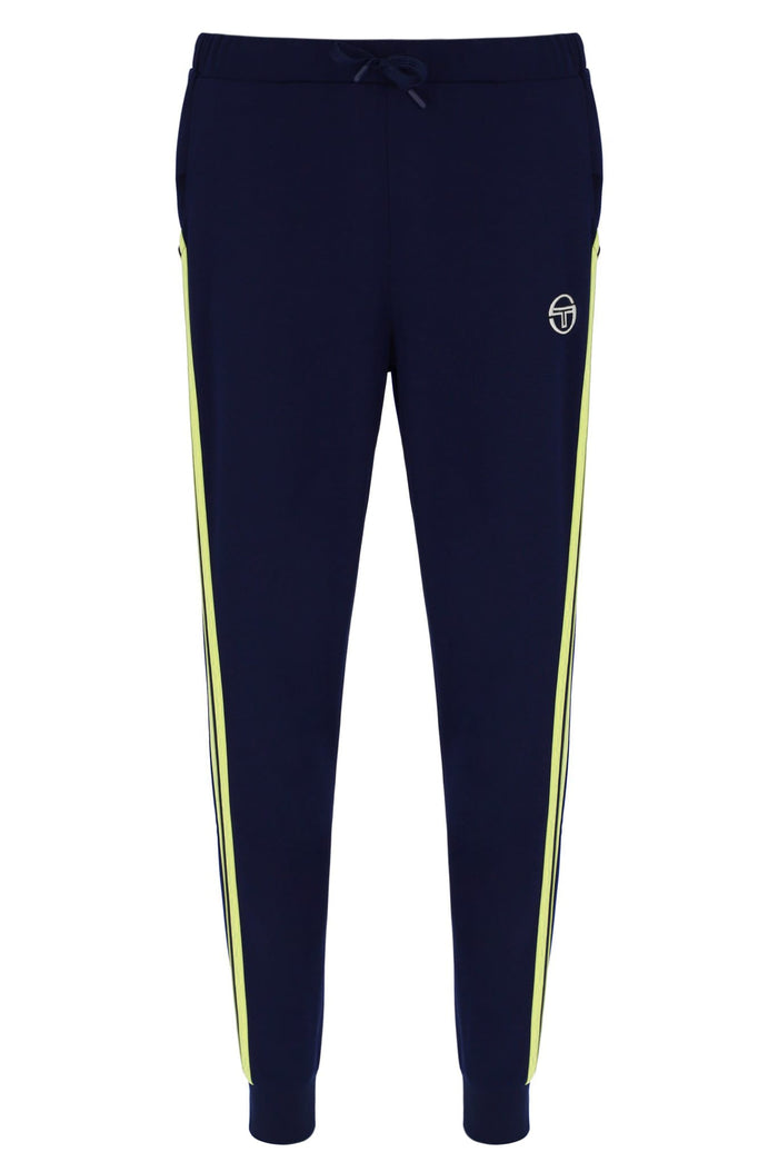 Damarindo Track Pant in Martime Blue/Celery Green