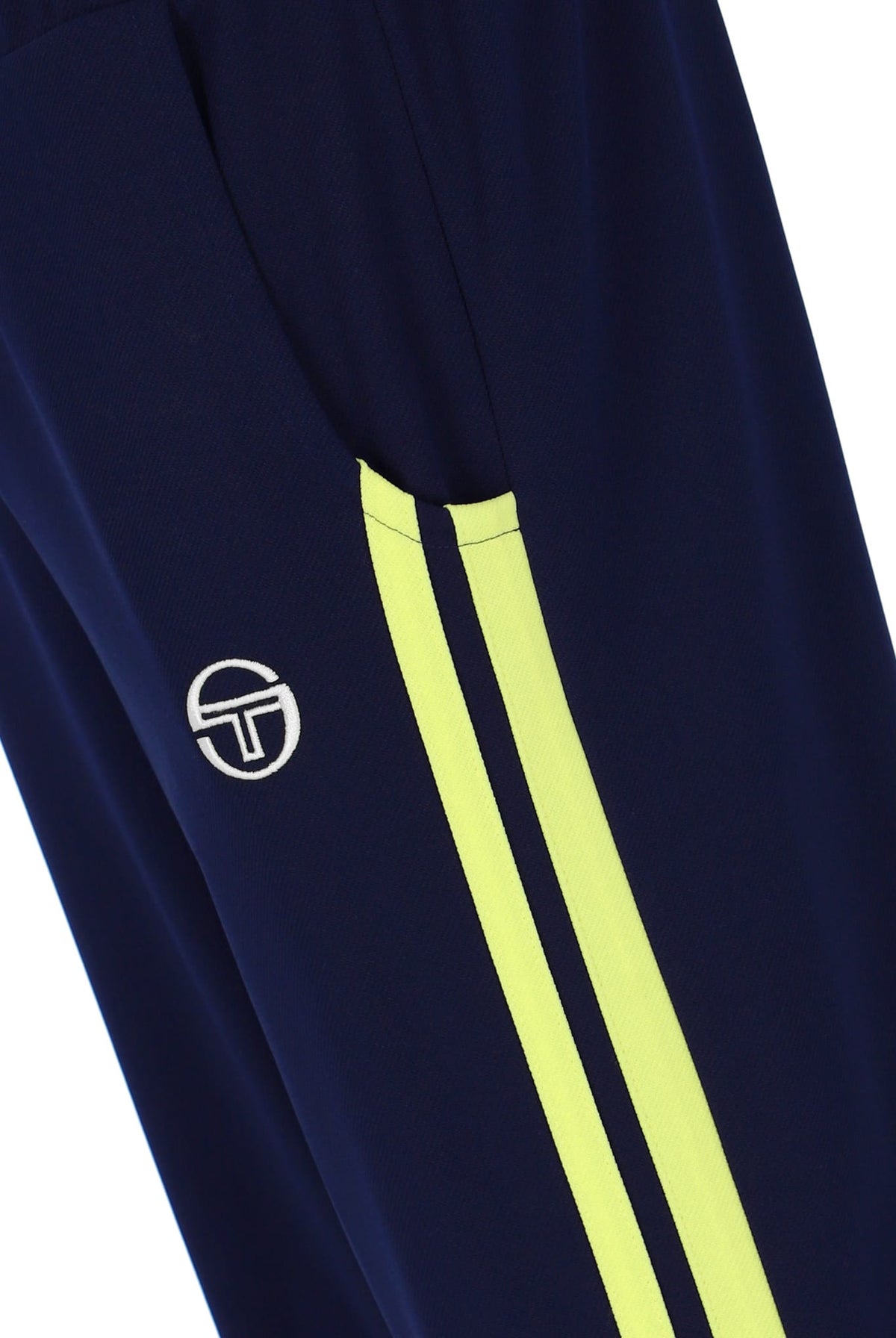 Damarindo Track Pant in Martime Blue/Celery Green