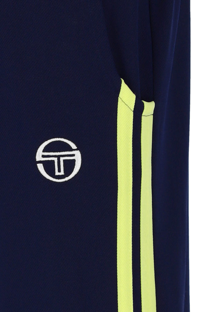 Damarindo Track Pant in Martime Blue/Celery Green