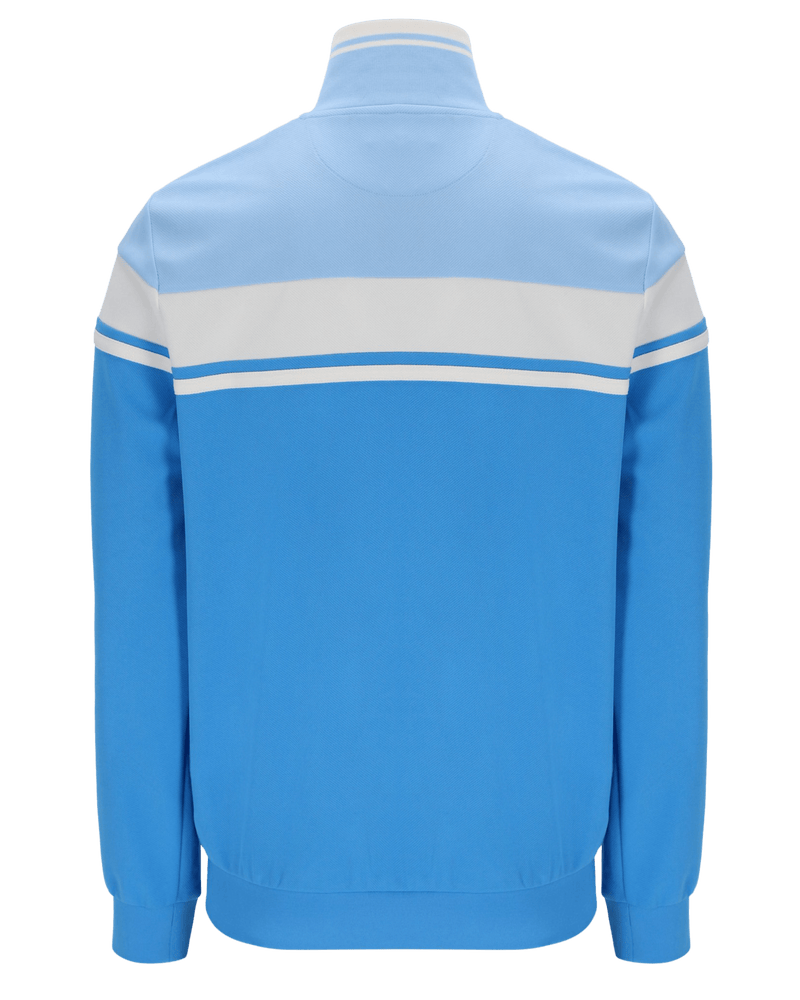 Damarindo Track Top In Azure Blue/Gardenia