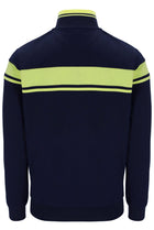 Damarindo Track Top in Martime Blue/Celery Green