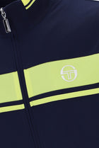 Damarindo Track Top in Martime Blue/Celery Green