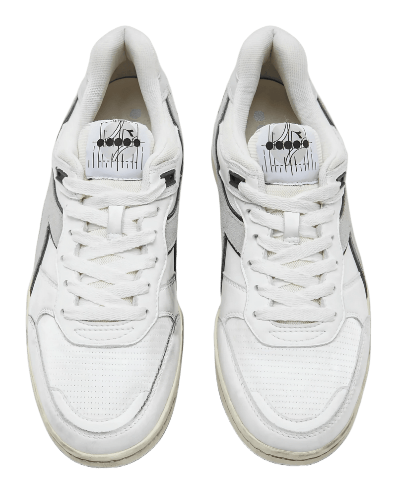 Diadora B.560 in White/Aluminum