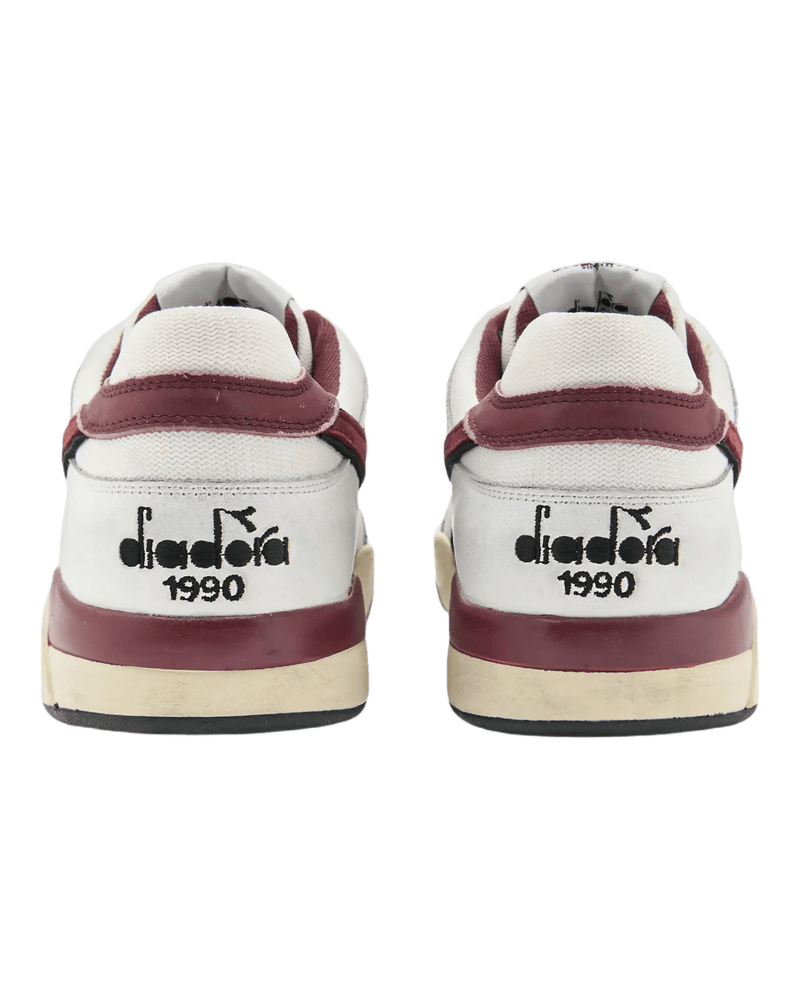 Diadora B.560 in White/Ruby Wine