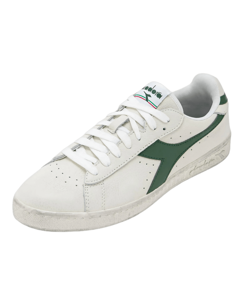 Diadora Game L Low Waxed White/Fogliage Green