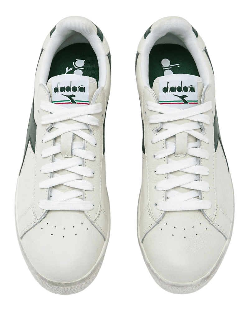 Diadora Game L Low Waxed White/Fogliage Green