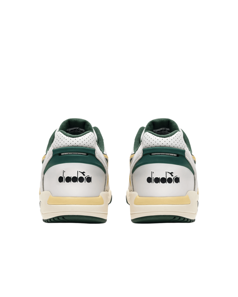 Diadora Winner SL in White/Greener Pastures