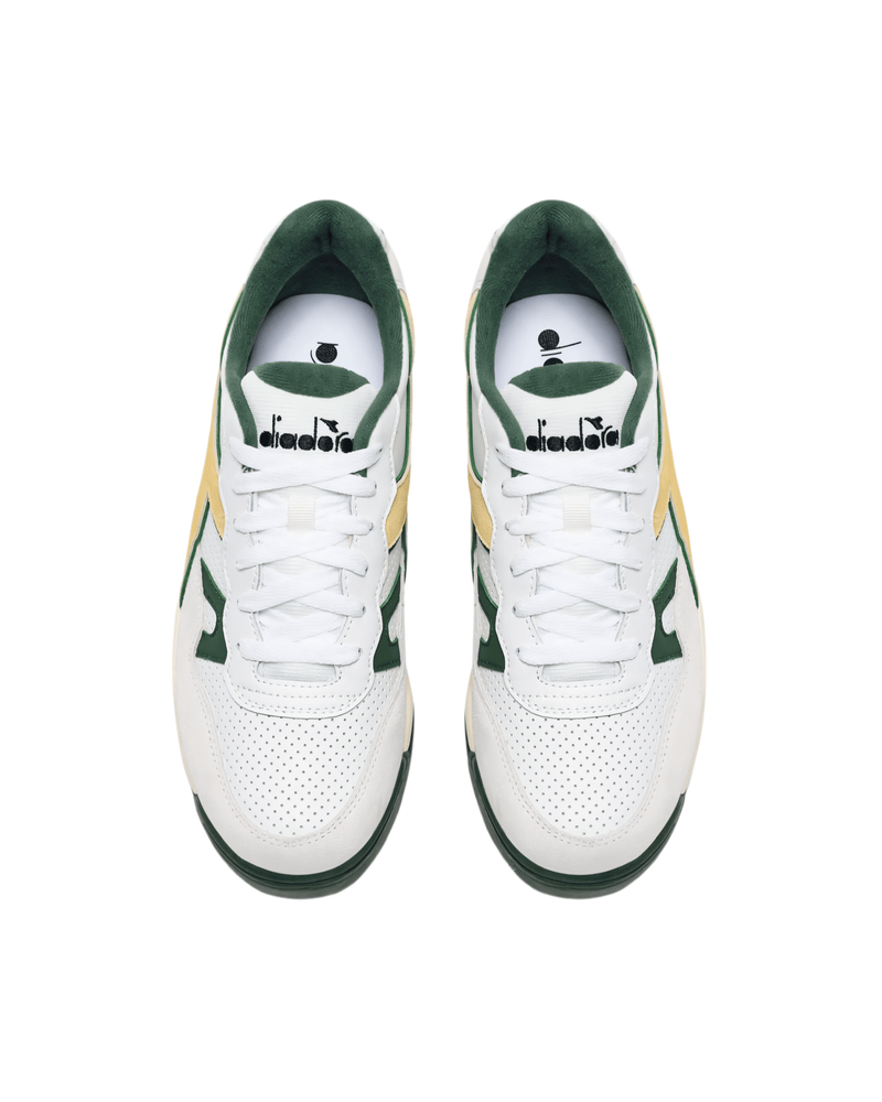 Diadora Winner SL in White/Greener Pastures