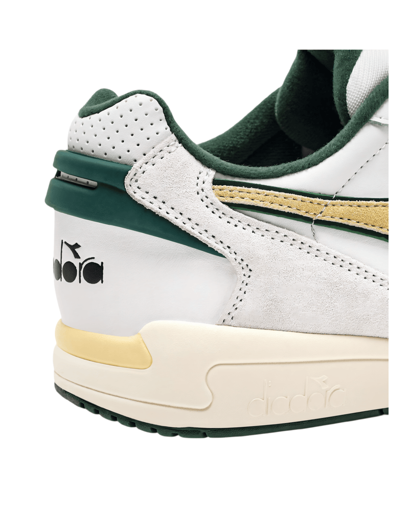 Diadora Winner SL in White/Greener Pastures