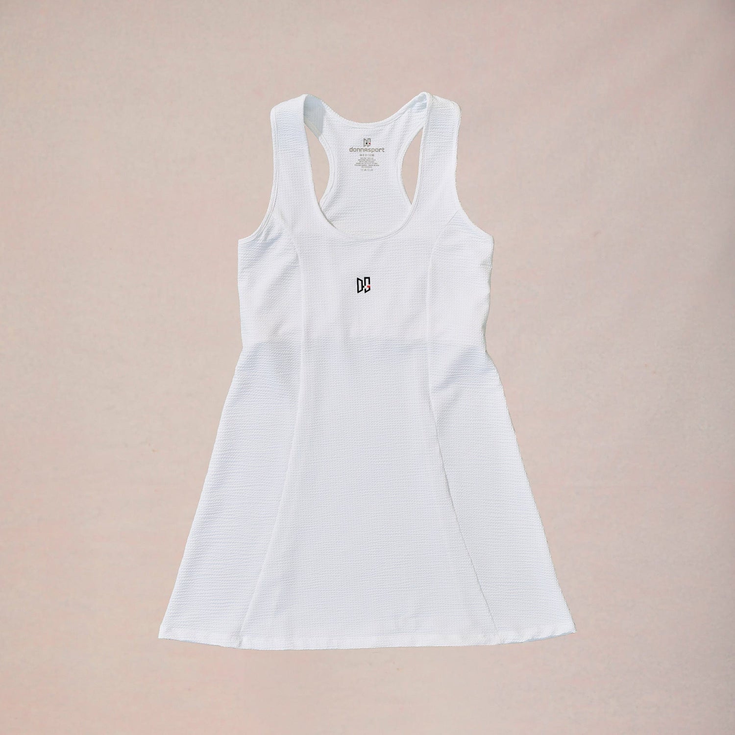 DonnaSport Le Club Waffle Dress - Bianca