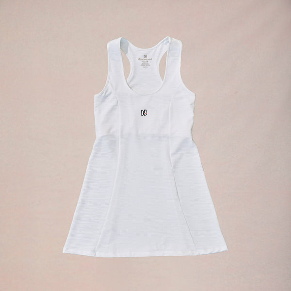 DonnaSport Le Club Waffle Dress - Bianca