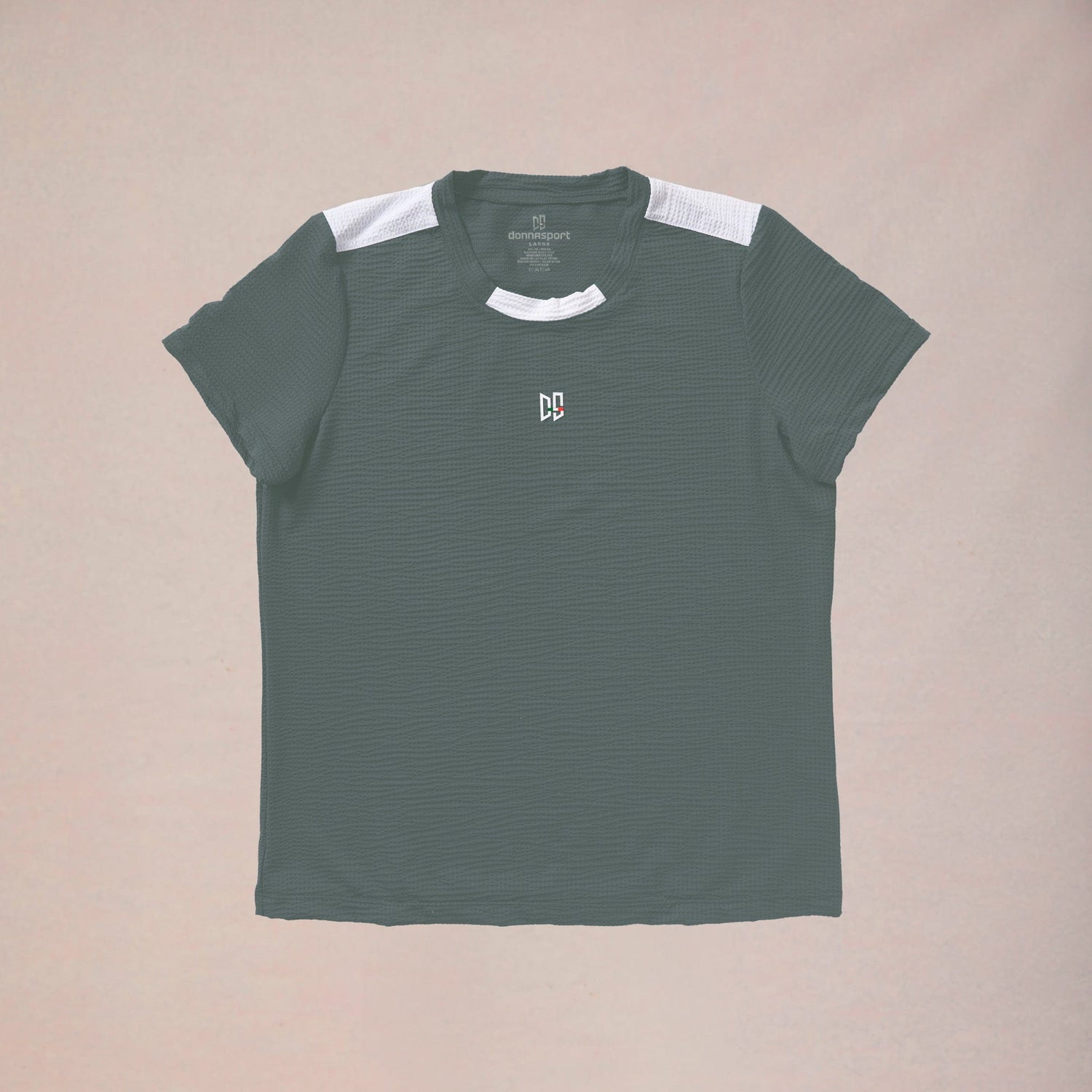 DonnaSport Le Club Waffle Knit Crew - Saggia