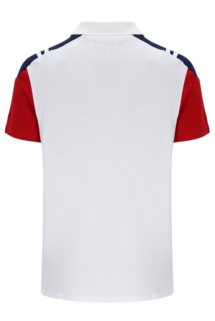 Drive Polo in White/Adrenaline Rush