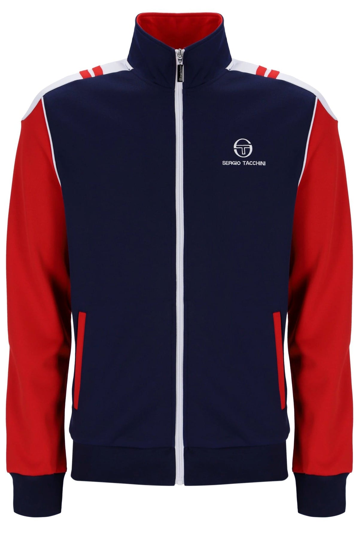 Drive Track Top in Martime Blue/Adrenaline Rush