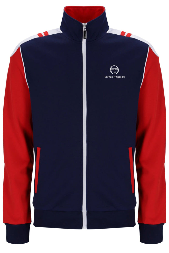 Drive Track Top in Martime Blue/Adrenaline Rush