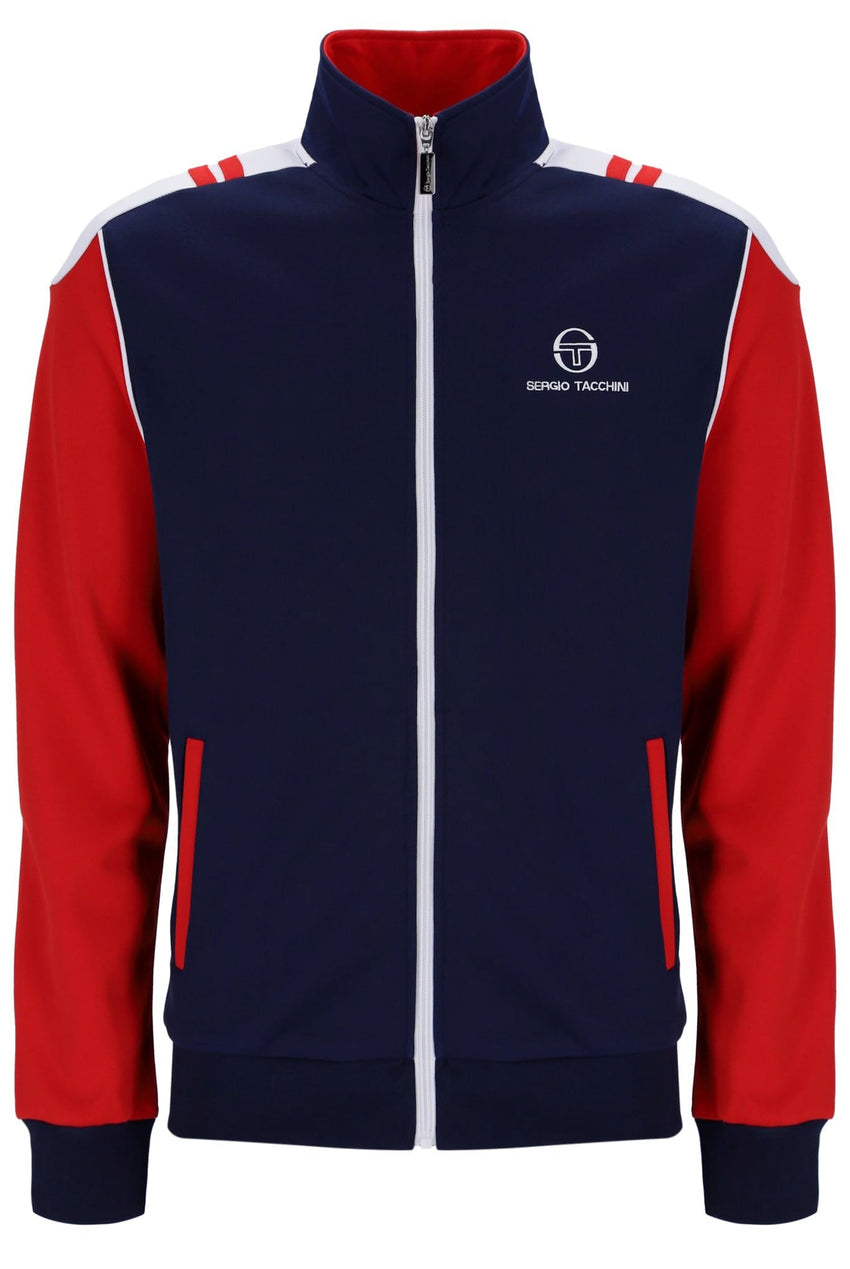 Drive Track Top in Martime Blue/Adrenaline Rush