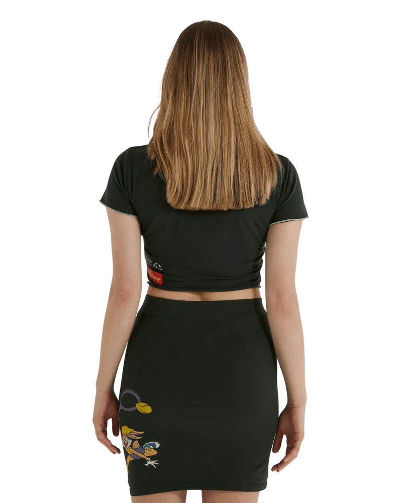 Ellesse Buglooni Looney Tunes Skirt in Green