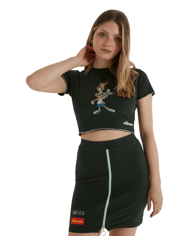 Ellesse Buglooni Looney Tunes Skirt in Green